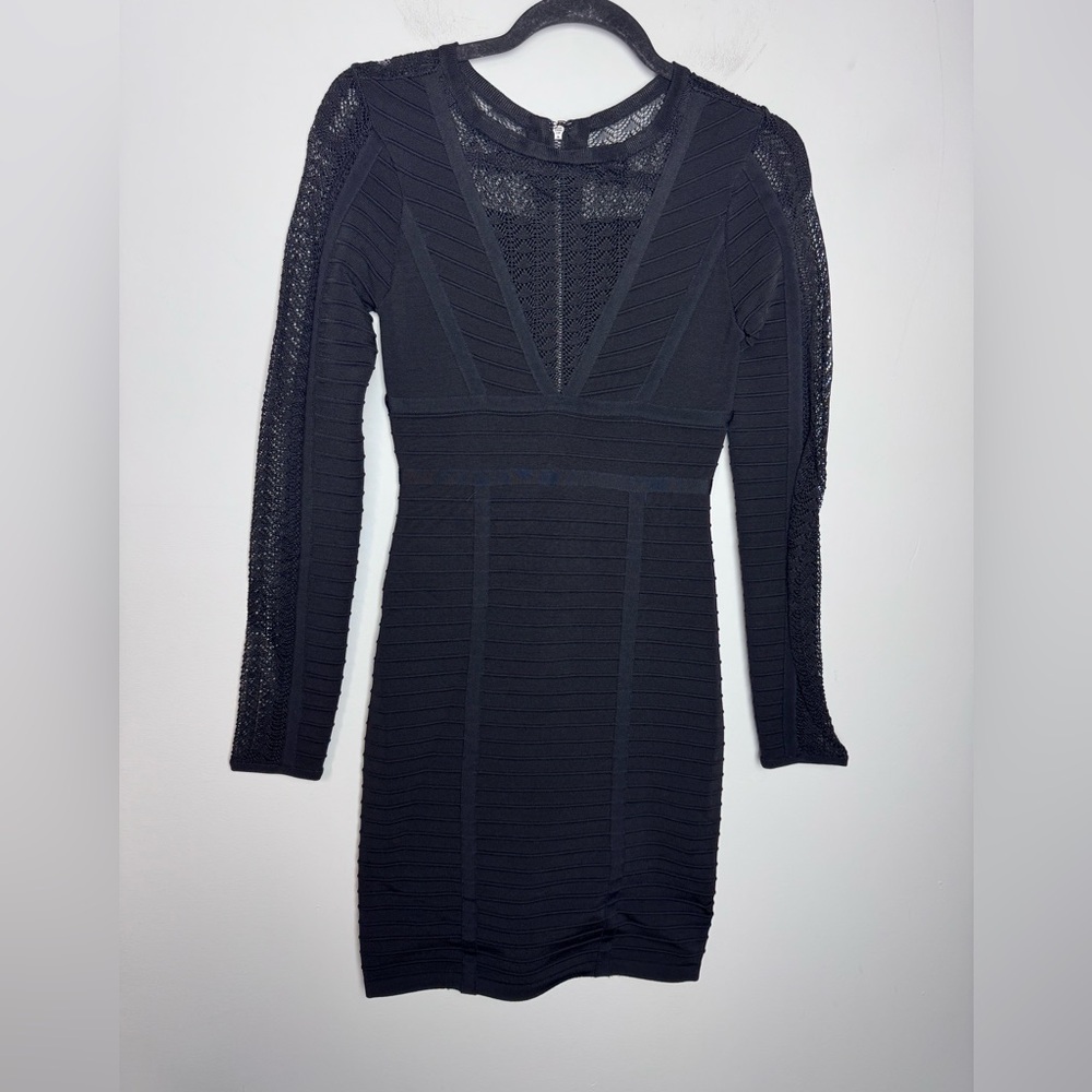 Bandage Mini Dress Black Small